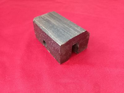 China UHMWPE Custom Plastic Parts Low Friction Coefficient Slider Block Width 40mm for sale