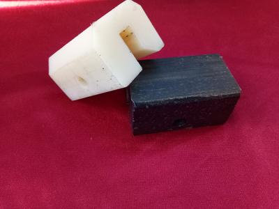 China Industrial Custom Molded Plastic Parts Slider Block With Groove Width 10mm for sale