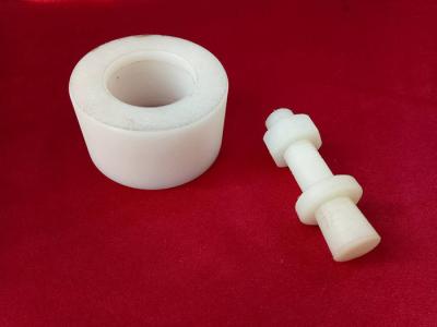 China Electrical Insulation Custom Plastic Parts UHMWPE Plastic Nuts And Bolts Length 60mm for sale