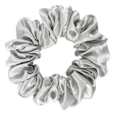 China Multi Colors Silk Hair Ties Girl Hair Decoration 100% Silk Scrunchies Headbands for sale