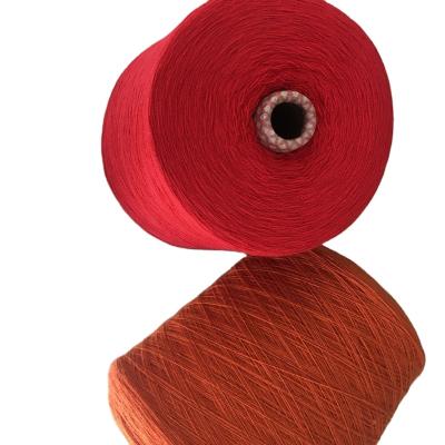 China Anti-Static 100% Pure Cashmere Luxury Yarn For Knitting Weaving 2/26 Nanometer 135Colors Pure Cashmere Dyed Yarn for sale