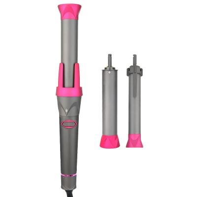 China Multifunction Ceramic RTS 3 In 1 Barrel Ceramic Magic Wand Interchangeable Head Automatic Curling Iron Salon Hair Curler Styling for sale