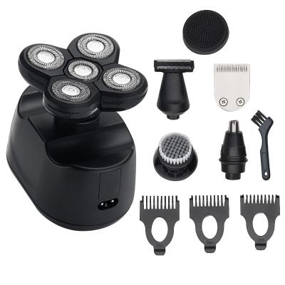 China Triple Blade 6 in 1 Electric Shaver Blade Heads Shaving Machine Shaving Machine Heads Shaving Machine Triple Floating Wet-Dry Dual-Use Waterproof Dual-Use Hair Cutter for sale