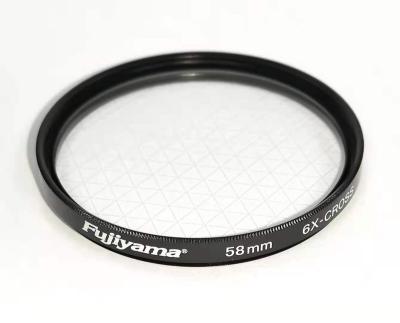 China FUJIYAMA Camera Filter 58MM Cross Screen 58mm for sale