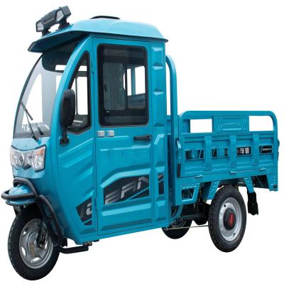 China Hot Selling Chinese Good Quality Enclosed Cabin Electric Cargo Tricycle Transport Heavy Cargo for sale