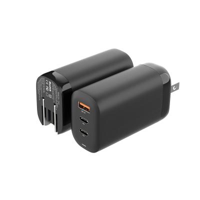 China Best Selling Products Mobile Phone/Tablet/MP3/MP4 Dual USB Type-C Mini USB 65W Fast Charging QC 3.0 18W PD Wall Accessories US/EU Charger for sale