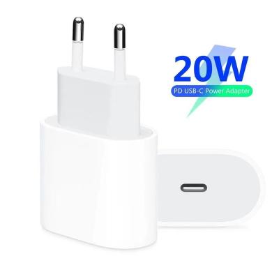 China Original European Fast Wall Plug 1:1 EU Palladium Fast Charging Type C Phone USBC 20W Palladium Charger Pin for iPhone 13/13 pro for sale