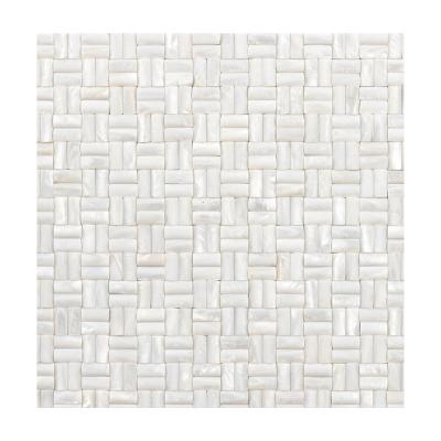 China Good Quality Luxury Decoration Shell Mosaic Tile Material Parquet Countertops Sheet Interior Wall Material for sale