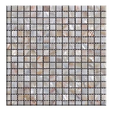 China Premium Light Luxury Parquet Countertop Sheet Interior Material Shell Mosaic Tile For Wall Decoration for sale