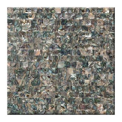 China Parquet Chips Mosaic Tile Natural Popular Paua Shell Laminate With High Quality for sale