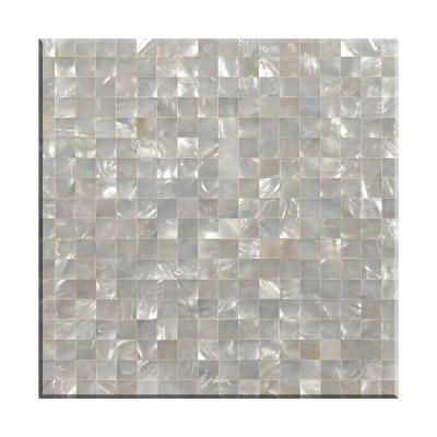 China Wholesale 140x240x2mm White Luxury Styles Pearl Shell Mosaic Tile For Kitchen Shower Room Parquet Flooring for sale