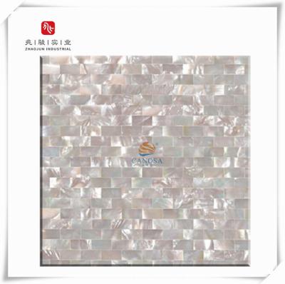 China Parquet Factory Price 300*300mm Sheet Pearl Shell Interior Material Mother Pearl Mosaic Slab For Home Wall Decoration for sale