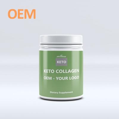 China OEM Anti Aging Keto Fish Collagen Protein Powder with MCT Oil for sale