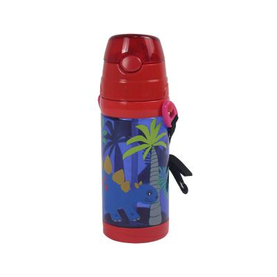 China Bpa Free Viable Plastic Sports Water Bottle With Straw And Strap for sale