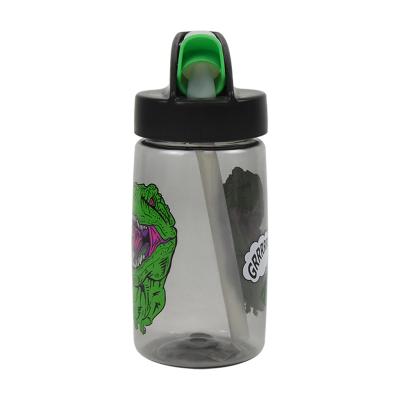 China Wholesale Viable Bpa Free Personalized Cute Mini Bottles Water Bottle Plastic Kids Water Bottle With Straw Lid for sale