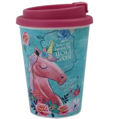 China Traditional Reusable Personalized Plastic Coffee Cup Travel Coffee Cups With Lids for sale