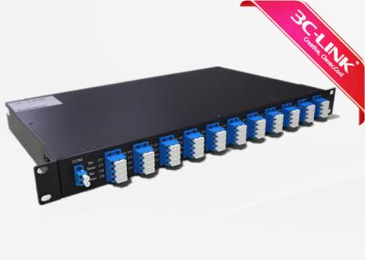 China Multipexer Single Fiber DWDM MUX DEMUX 40 Channles With Higt Density DWDM Chassis for sale