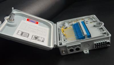 China 12 CORES Fiber Optic Box Protection Level IP68 , Optical Termination Box For Local Area Networks for sale