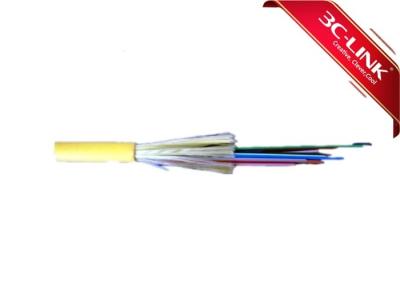 China 2 - 48 Core GJFJV Optical Fiber Cable 1000 Max Crush Resistanc For Building Connecting Cable for sale