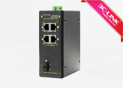 China Single Mode 4 Port Gigabit Ethernet Switch , High Power Poe Switch Store And Forward for sale