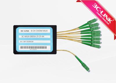 China 8 Channels CWDM MUX DEMUX Low Insertion Loss With SC/APC Connector 1470nm - 1610nm for sale