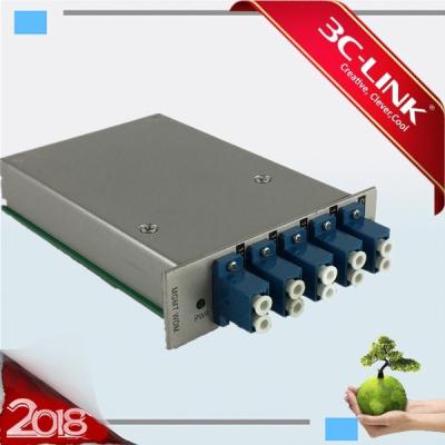 China 8Ch Mux/Karten-Faser Optik-DWDM 100M Demux DWDM niedrigen der Einfügungsdämpfung zur Plattform-40G zu verkaufen