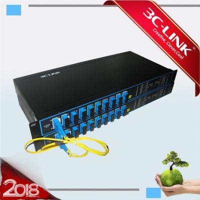 Chine 8+1 le mux de WDM de dispositif de CWDM MUX DEMUX/demux optiques 8 achemine le support monté à vendre