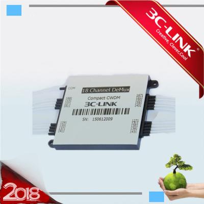 China 18 passiver CWDM Mehrfachkoppler-ausgezeichnete Temperaturbeständigkeit 1270nm - 1610nm der Kanal- zu verkaufen