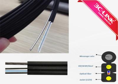 China FTTH Self Supporting Fiber Optic Ethernet Cable Bow Type Drop Cables For Access Network for sale