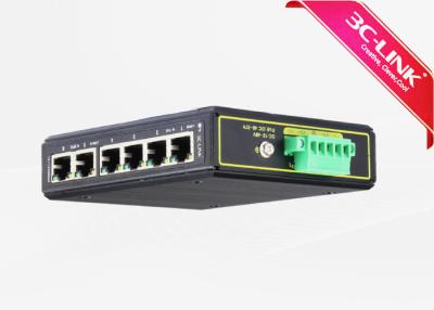 China Ethernet Industrial POE Switch 4 10/100M POE  + 2 100M UPLINK UTP for sale