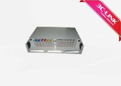 China Optical Fiber Distribution Frame 3C-ODF-F48 Fix Type , 19” Rack 2U Height for sale