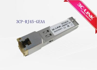 China 1000base-T 10G Copper SFP Transceiver / Small Form Factor Pluggable Transceiver for sale