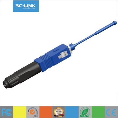 China Low Loss Splice On Connectors Field Installable Fiber Optic Connector for sale