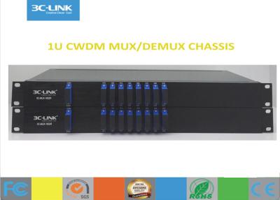 China CWDM Network 8 channels CWDM MUX DEMUX device Epoxy Free Optical Path for sale