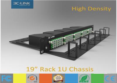 China MPO chassis Telescoping 1U Fiber Optic Patch Panel With  Two In / Out - Lets for sale