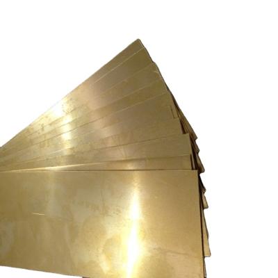 China Hot Selling Electronic Field H62 H65 Thick Brass Sheet 1mm 1.5mm 2mm 3mm 1000mm*2000mm in stock for sale