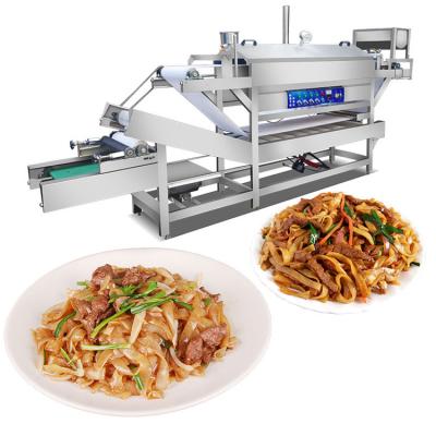 China Electric Customized Automatic Production Flat Rice Noodle Making Machine Commercial Dry Rice Noodle Roll Machine Production Line for sale