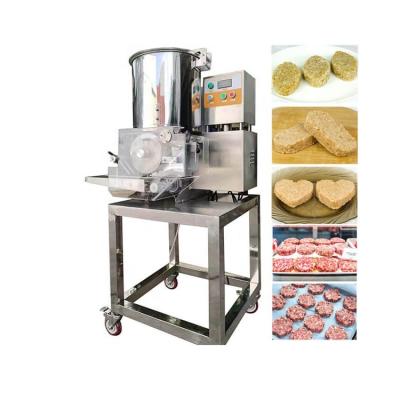 China Low energy high speed industrial automatic hamburger patty forming machine/meat pie making machine/choplet making machine for sale