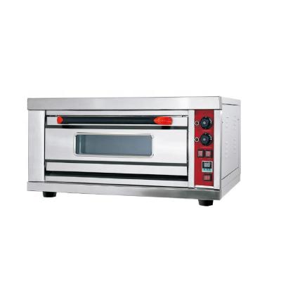 China Commercial Supply CE Approved Small Commercial Pizza Oven Gas Electric Pizza Oven 220V Electricity For Bread Bakery for sale