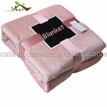 China Anti-Bacteria Luxury Coral Flannel Fleece Microfiber Throw Blanket Lightweight Blanket for sale