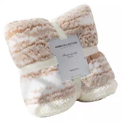 China Anti-Static Hot Sale Super Soft Flannel Fabric Blanket Sherpa Fleece Blanket for sale