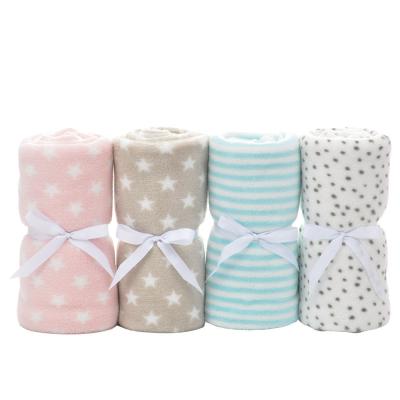 China CLASSIC High Quality Kids Coral Fleece Throw Blankets Printing Flannel Baby Blanket for sale