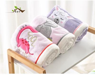 China 2020 Hot Selling 100% Super Polyester Amazon European And American Style Anti Dust Mite Soft Baby Wrap Covering for sale