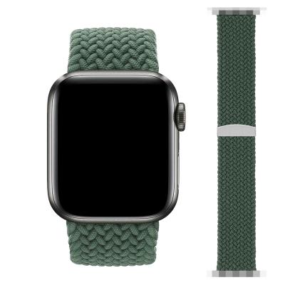 China New Hot Sale Iwatch Nylon Adjustable Elastic Solo Loop Correa Smart Watch Nylon Band Straps Suitable For Apple Watch for sale