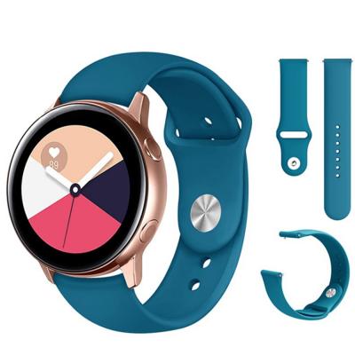 China Chungming 20 Colors Silicone Sports Rubber Band For Amazfit Rubber Watch Strap For Huawei GT 2 Pro Watch 3 for sale