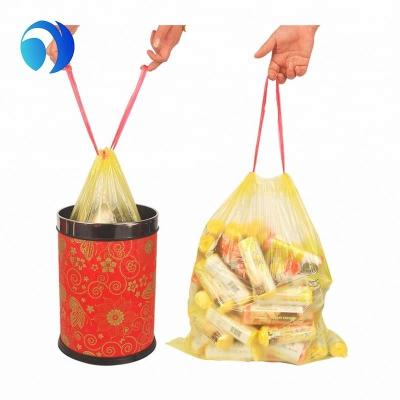 China Household BIODEGRADABLE Plastic Medical Large Kitchen Biodegradable Compostable Waste Drawstring HDPE LDPE PLA PBAT Cornstarch Garbage Bags for sale