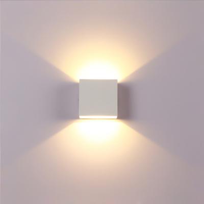 China New Style Modern Art LED Wall Lamp Hotel Guest Room Bedroom Indoor Installation 6w Led Light Wall Lamps Light Home Bedside Lamps for sale