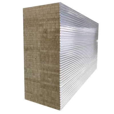 China Modern Sound Proof Fluted Wall Panels Polyurethane Rock Wool EPS Sandwich Panel for sale