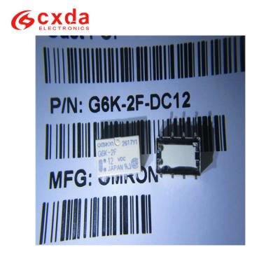 China Low PCB Signal Relays G6K-2F-DC12 for sale