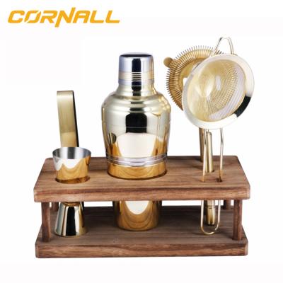 China Viable High Quality Manufacturer Cocktail Shaker Set Stainless Steel Tools from Barware for sale